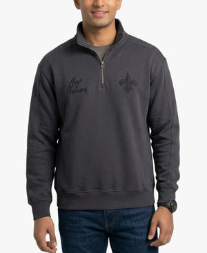 Abercrombie_FitchNewOrleansSaints2026GreyHalf-ZipSweatshirt