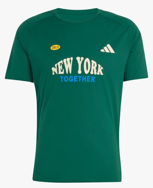 AdidasAdizeroNYCRunningGreenT-Shirt