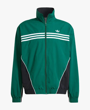 AdidasFlamesThreeStriperGreenZipUpJacket