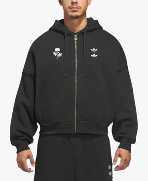 AdidasOriginalsxWillyChavarriaZip-UpBlackFleeceSweatshirtHoodie