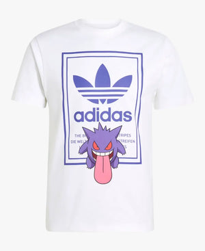 PokemonxAdidasGengar8-BallWhiteT-Shirt
