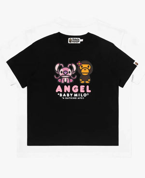 BAPEXDisney2026AngelandBabyMiloMiniBlackT-Shirt_16442401-b1bd-4ac3-bd23-89373788d188