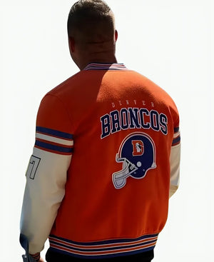DenverBroncosTimTebowOrange_WhiteVarsityJacket