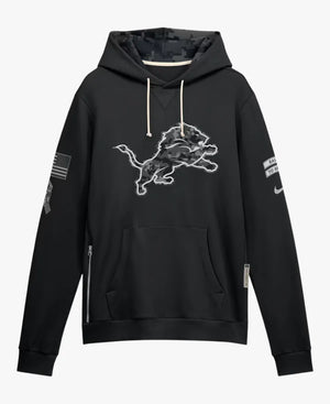 NikeDetroitLions2026SalutetoServiceSidelineDri-FITBlackHoodie