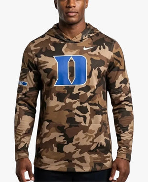 DukeBlueDevilsMilitaryAppreciationSidelineDri-FITCamoLongSleeveHoodedT-Shirt