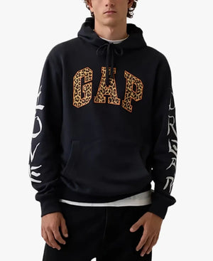 GAPxComeTeesLogoBlackHoodie