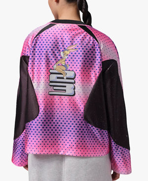 NikeJordanxFlightSpaceJam2026PinkJersey