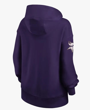 NikeMinnesotaVikings2026RivalriesPhoenixOversizedPurpleFleeceHoodie