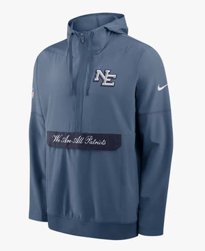 NikePatriots2026RivalriesSidelineAnorakHalf-ZipJacket