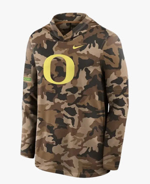 NikeOregonDucksMilitaryAppreciationSidelineHoodedT-Shirt
