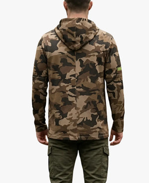 UnisexNikeOregonDucksMilitaryAppreciationSidelineLongSleeveHoodedT-Shirt