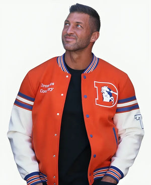TimTebowDenverBroncosVarsityJacket