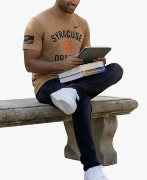 UnisexNikeSyracuseOrangeMilitaryAppreciationDri-FITBrownT-Shirt