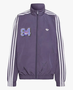 AdidasPokemonPurpleZip-UpWindbreakerOversizedJacket
