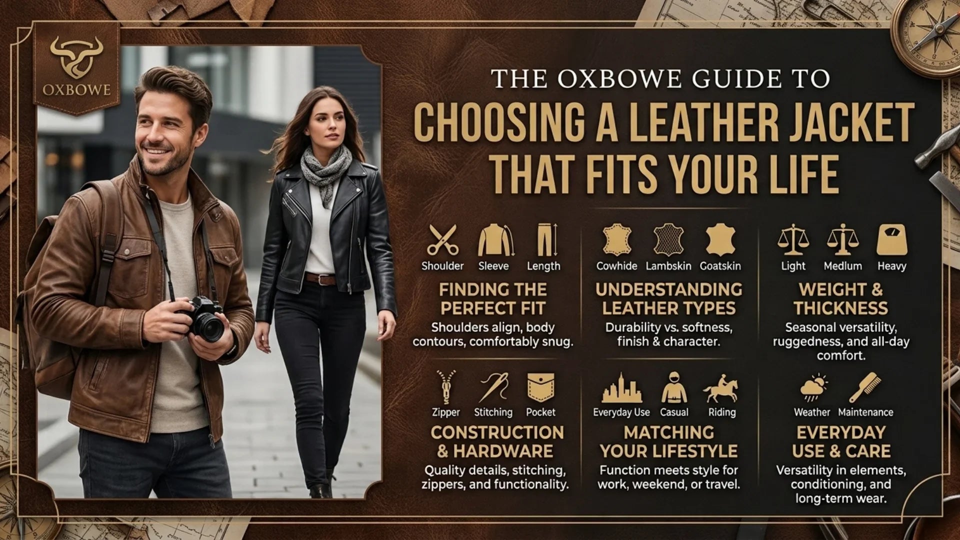 Oxbowe Guide Leather Jackets That Fit Your Life