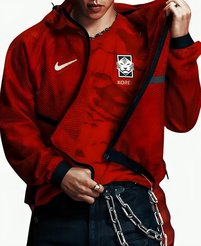 KoreaWorldCup2026AnthemHoodedJacket