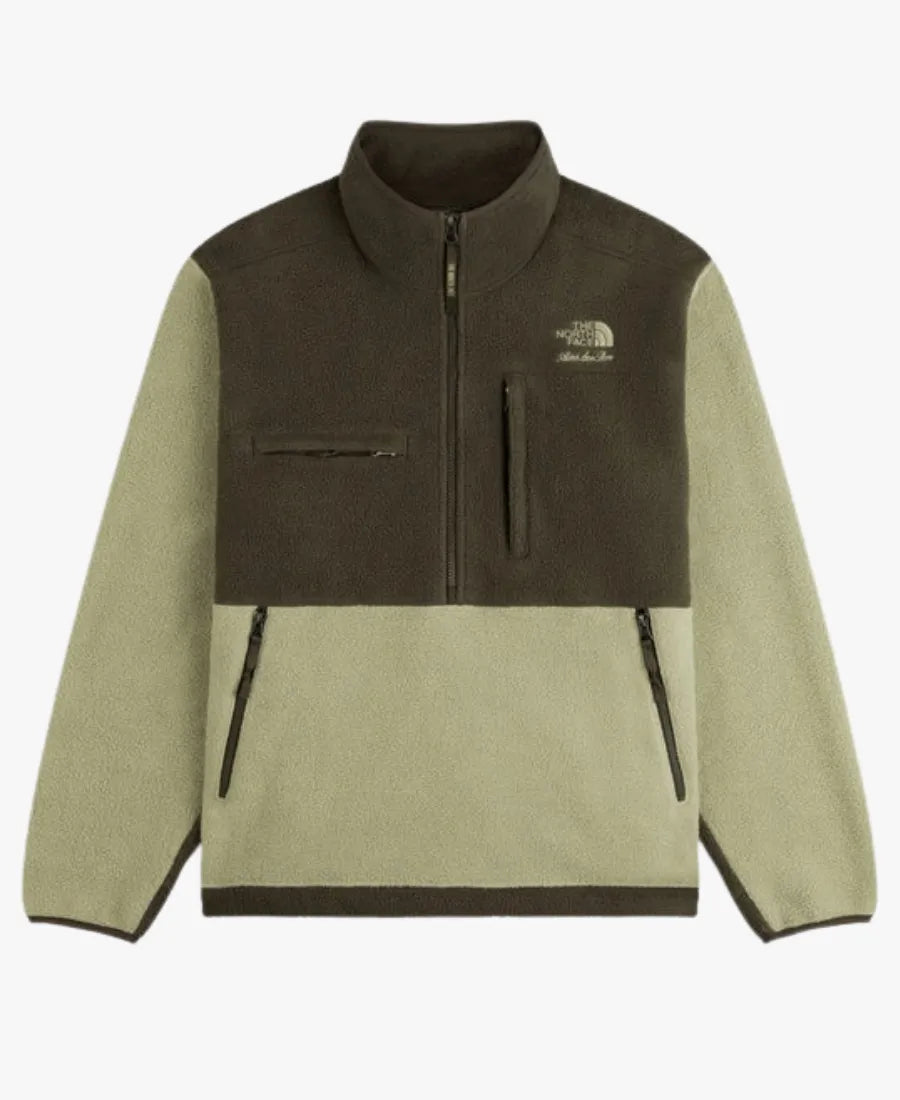 ALDxTheNorthFace95DenaliOliveGreenHalfzipJacket
