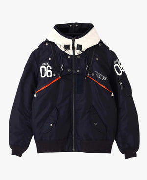 AVIREXxRADIOEVA2026MA-1NavyBlueZip-UpHoodedJacket