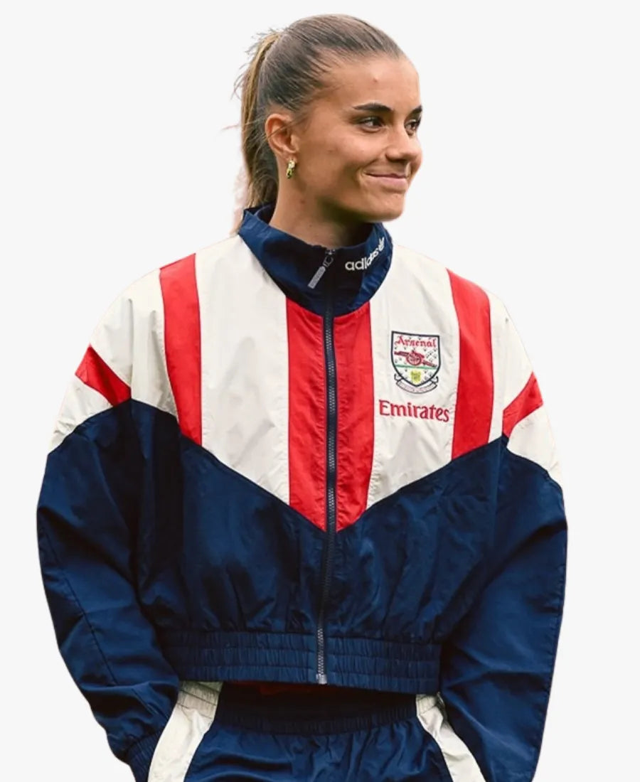 SelinaCerci2026ArsenalAdidasEQTTrackJacket