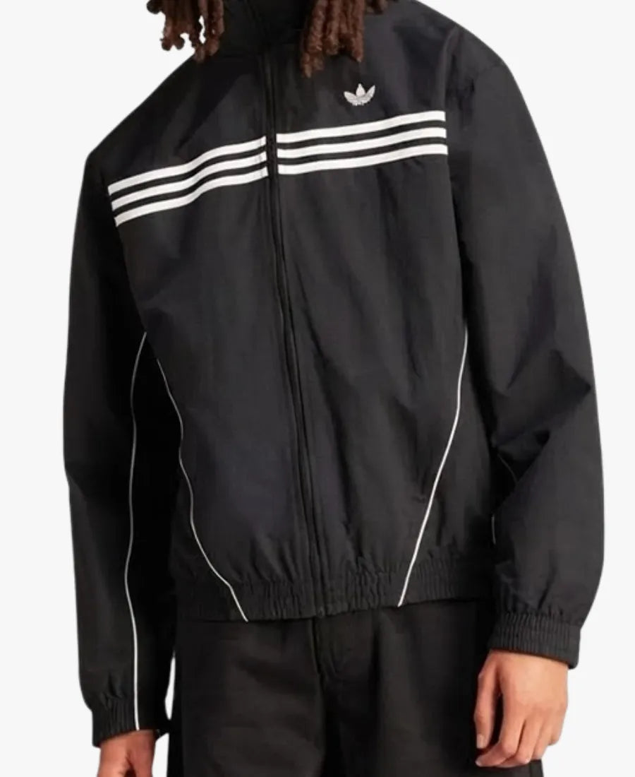 AdidasFlamesThreeStriperZipUpJacket