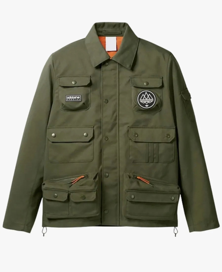AdidasSPZLFeniscowlesJacketinGreen