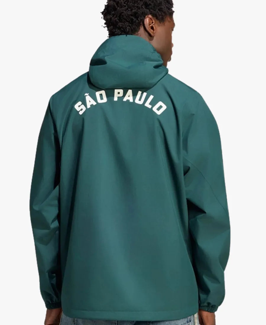 AdidasxAudiRevolutF1SampaSoul2026RainGreenZipUpJacket