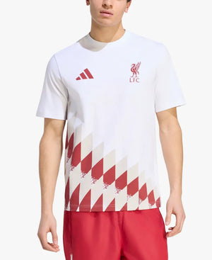 UnisexAdidasxLiverpoolFCFootballTeamStadiumGraphicWhiteT-Shirt