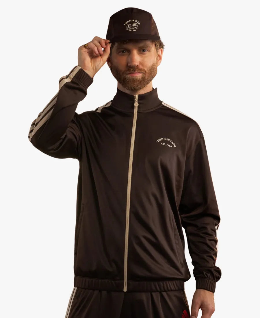 AdidasxTimHortons2026TricotTrackJacketinBrown