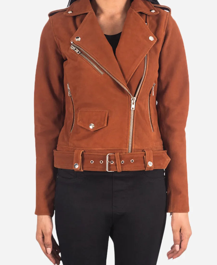 Alison Suede Biker Jacket