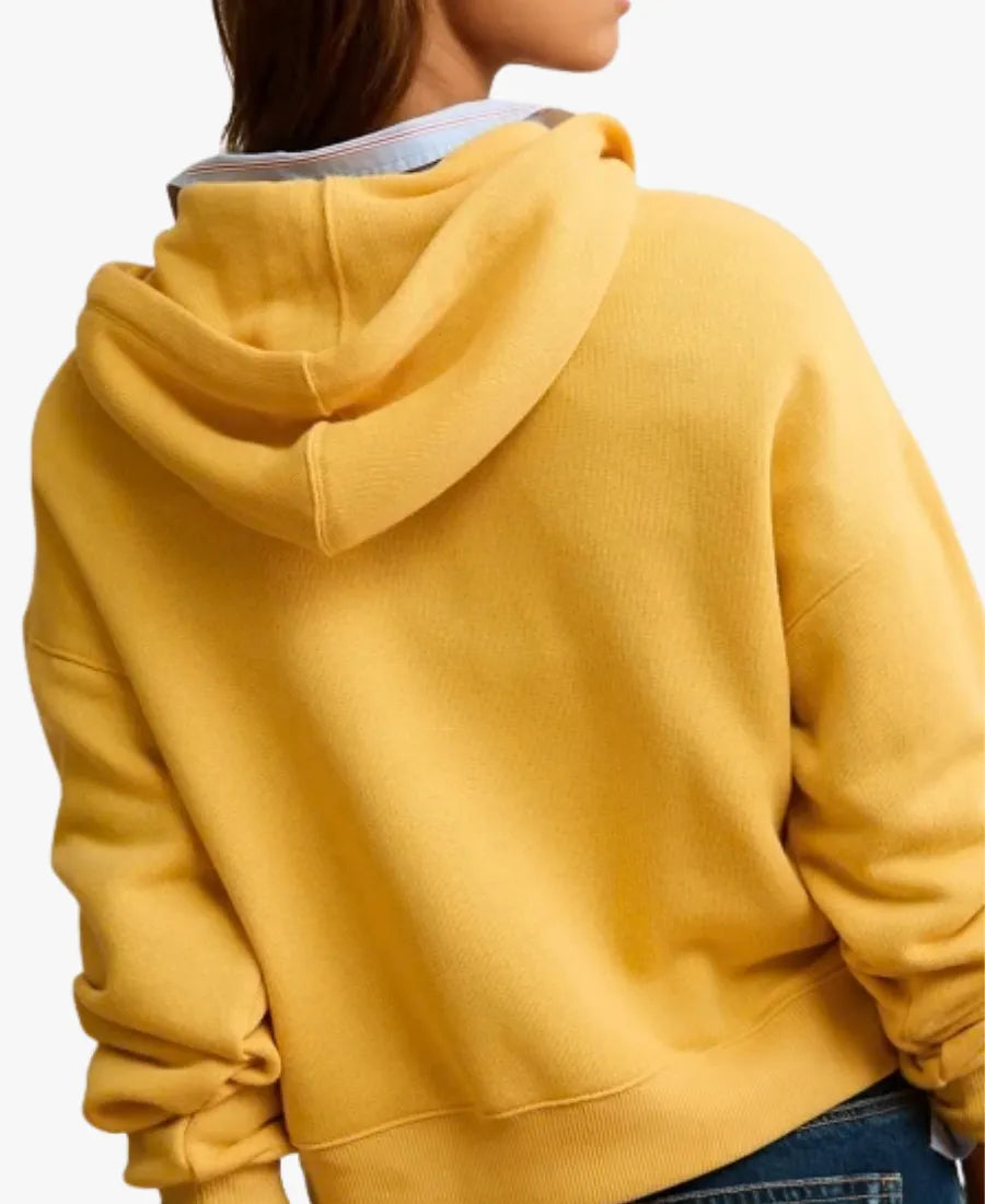 AmericanEagleCampusYellowPulloverHoodie