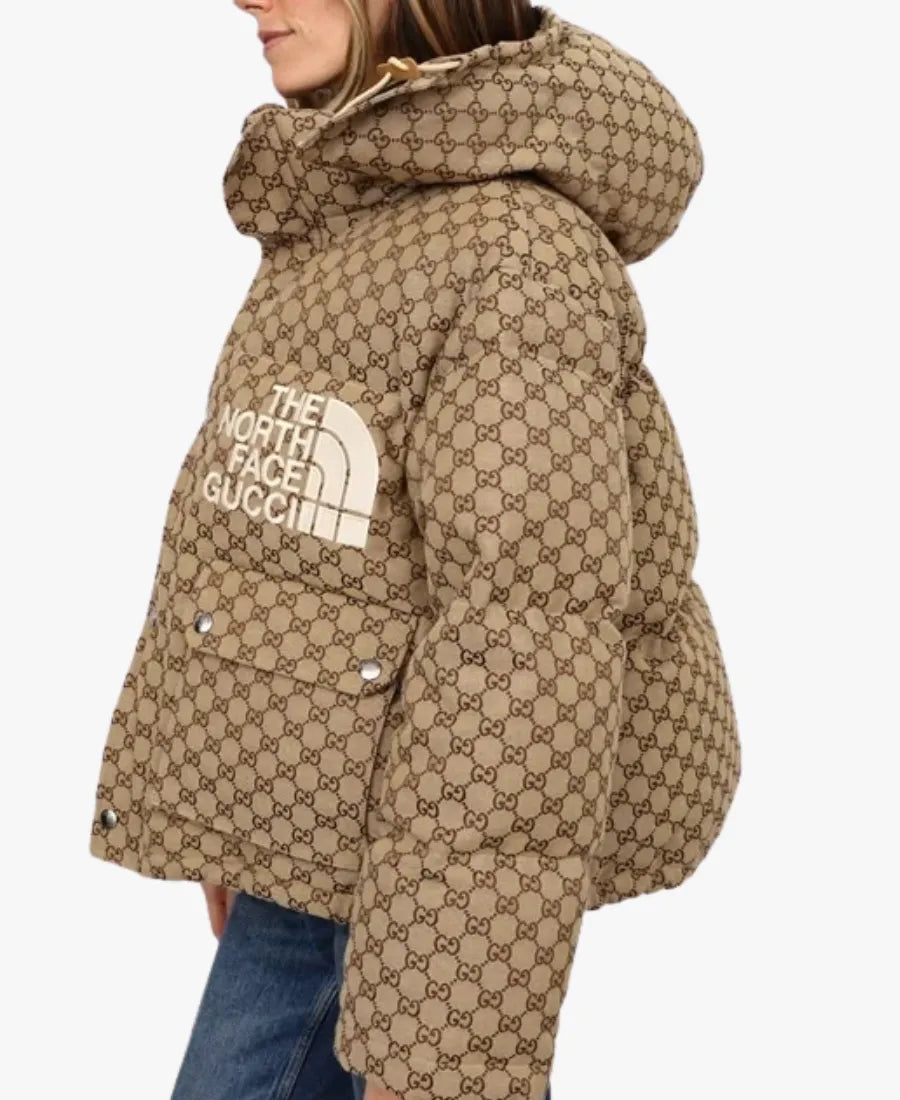 GuccixTheNorthFacePufferJacketKhaki