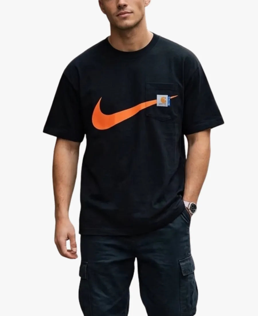 UnisexCarharttWIPxNikexSURPLUS2026BlackT-Shirt