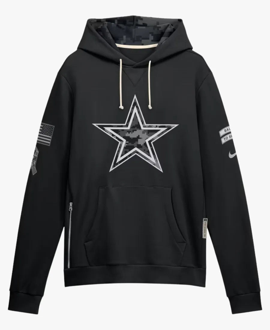 DallasCowboys2026SalutetoServiceSidelineDri-FITBlackHoodie_nbsp