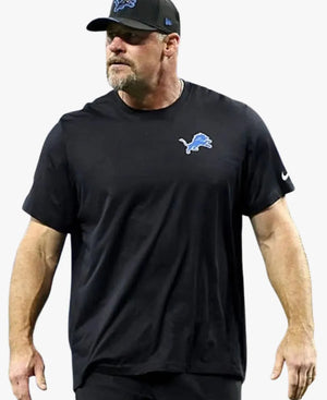 NikeDetroitLions2026CoachDanCampbell_nbsp_Dri-FITBlackT-Shirt