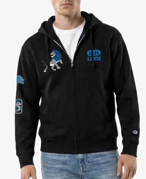 DisneyxChampionDetroitLionsSimbaAll-StarZipBlackHoodie
