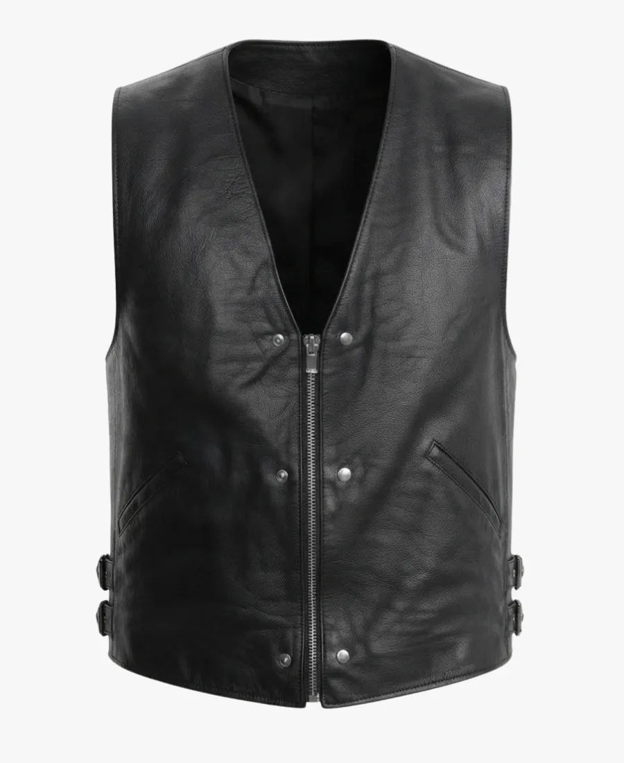 KarolGConcertDrakeLeatherVest