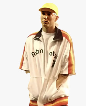 EminemPnbNationWhiteFleeceZip-UpJacket