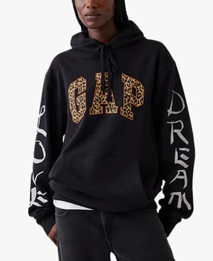 GAPxComeTees2026HeavyweightLogoBlackFleeceHoodie