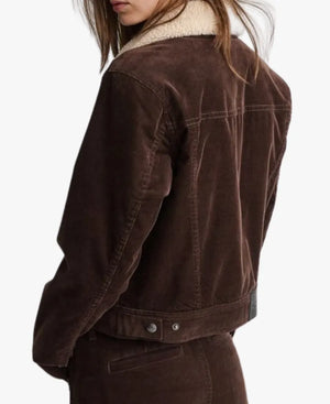 GapxA.P.C.IconCorduroyBrownCropJacket