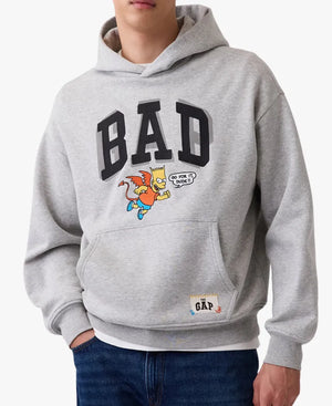 TheSimpsonsVintageSoftHeatherGreyHoodie