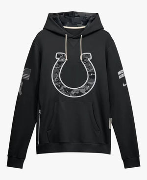 Nike2026IndianapolisColtsSalutetoServiceSidelineDri-FITBlackHoodie