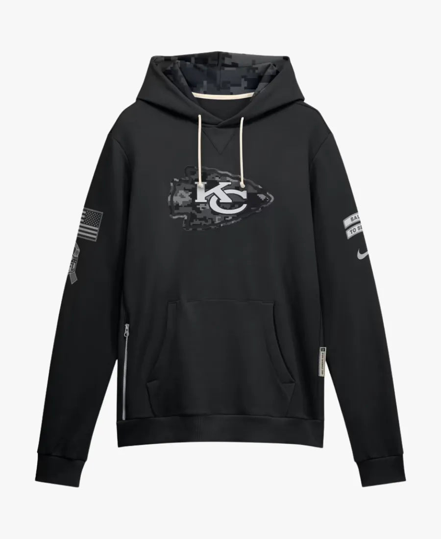 Kansas City Chiefs 2026 Salute to Service Hoodie Oxbowe