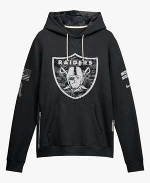 NikeLasVegasRaiders2026SalutetoServiceSidelineDri-FITBlackHoodie