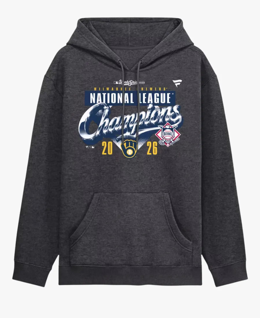 MilwaukeeBrewersFanatics2026NationalLeagueChampionsLockerRoomHeatherCharcoalHoodie_f1d7e3a4