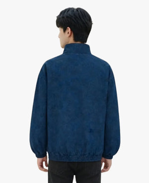 UnisexNeptunxAvatarBlueChineseSuedeLeatherJacket