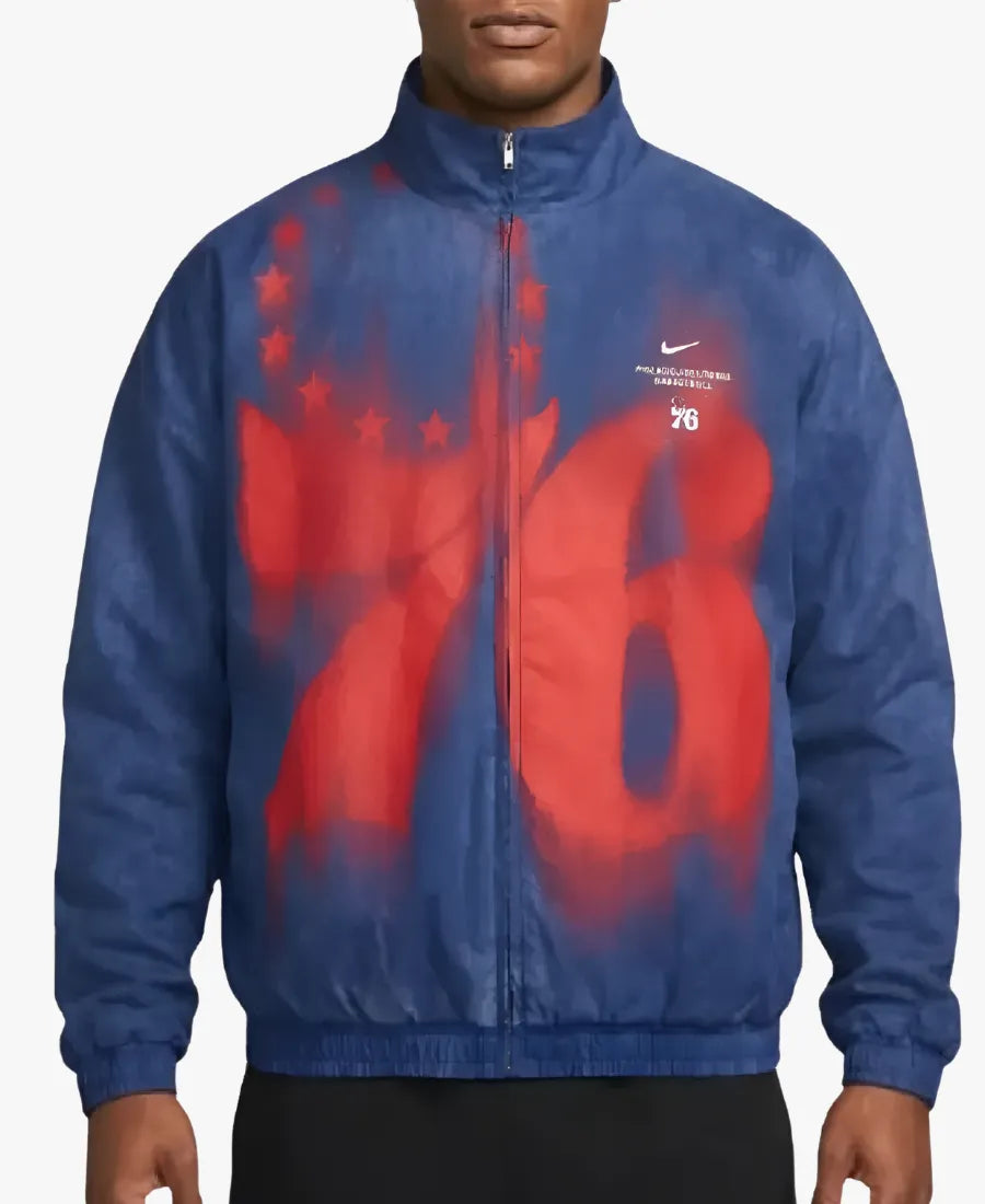 Nike76ers2026StandardIssueBasketballWovenJacket