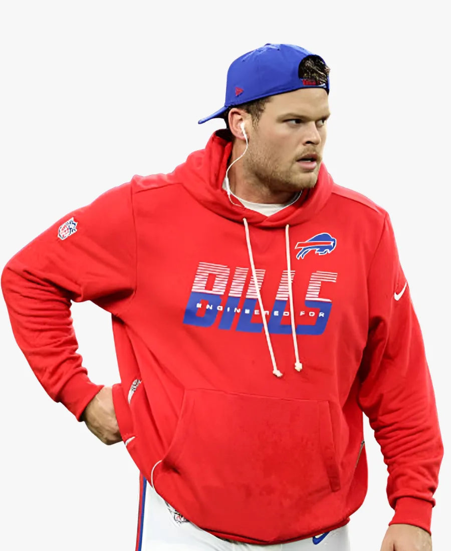 NikeBuffaloBills2026SpencerBrownSidelineHoodie