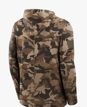 NikeHawkeyes2026MilitaryAppreciationSidelineHoodedT-Shirt