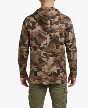 NikeHawkeyes2026MilitaryAppreciationLongSleeveHoodedT-Shirt
