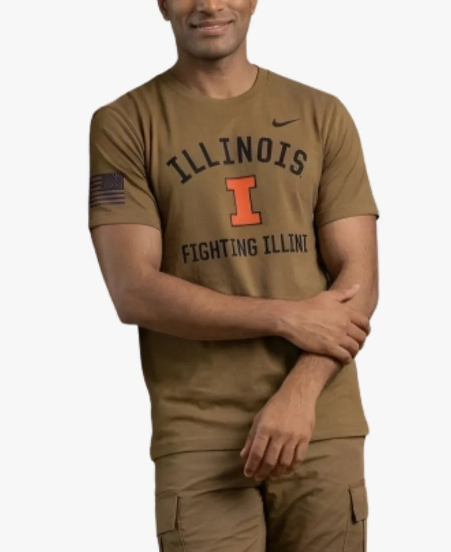 NikeIllinoisFightingIlliniMilitaryAppreciationT-Shirt